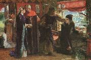 Dante Gabriel Rossetti The First Anniversary of the Death of Beatrice oil painting picture wholesale